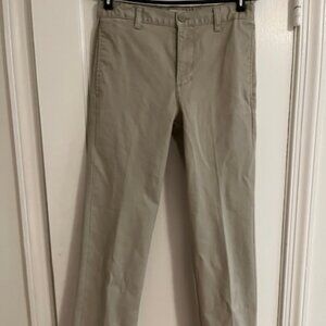 Cat and Jacky Boys' Adjustable Waist Relaxed Fit Twill Khaki Pant (Size 14)